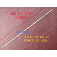 THANH LED TIVI SONY 40R550C 40W700C SONY 40 L42 REV1.0 141022 LM41_00111A MỚI 100%, 1 MÁY 1 THANH 42 BÓNG 6V, DÀI 48,8