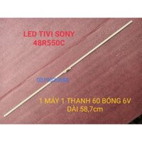 THANH LED TIVI SONY 48R550C 48W700C MỚI 100%, 1 MÁY 1 THANH 60 BÓNG, MỖI BÓNG 6V, DÀI 58,7cm SONY 48 L60 REV1.0 141022