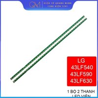 Thanh led viền tivi LG 43LF540 - Lắp zin tivi LG 43LF540 43lf590 43lf 630 43lf631 (LED mới 100% nhà máy)