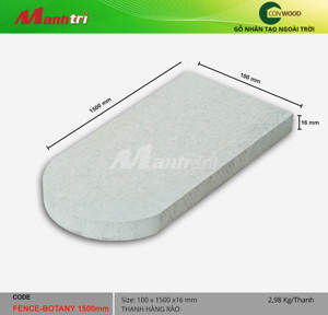 Thanh len hàng rào Conwood Fence Botany 1500mm