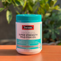 [Thanh lí date 26] Viên bổ sung Omega 3 Swisse Wild Fish Oil 2000mg lọ 200 viên