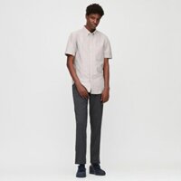 [Thanh Lí Tồn Size L]Áo Sơ Mi Nam Cộc Tay Uniqlo Oxford Vải Thoáng Mát ,Thấm Hút ,Lịch Lãm -k34