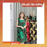 [Thanh lí xả kho] VÁY LANH V8 BIG SIZE BAO MÁT 50-75kg - chất lanh lụa mát mịn, dáng xuông chữ A