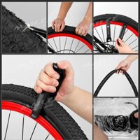Thanh lốp nạy lốp bánh xe đạp và chà vá săm lốp xe đạp đa năng CyclingBox BMX, chất liệu nhựa POM kèm 48 miếng vá - Mai Lee