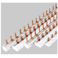 Thanh Lược Đồng , Thanh Răng Lược Cài Át , Comb Busbar các loại 1P, 2P,3P Dài 1mét