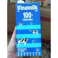 (Thanh lý )12 hộp sữa tươi Vinamilk 100% ít đường 1Lit (date t4/24)