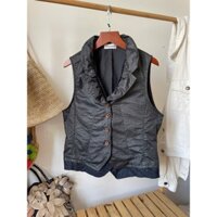 (Thanh lý - 2hand) Áo khoác Gile dù cổ bẻ nhún