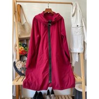 (Thanh lý - 2hand) Áo khoác dài khóa kéo siêu to