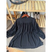 (Thanh lý - 2hand) Áo thun babydoll tay phồng xẻ lưng