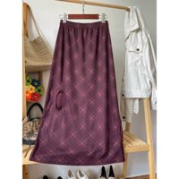 (Thanh lý - 2hand) Chân váy thun dài cách điệu