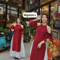 thanh lý áo dài bigsize L k quần