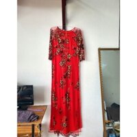 thanh lý áo dài kim sa đỏ