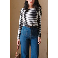 Thanh lý áo kẻ tay dài size S ảnh thật ạ