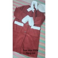 (Thanh lý) Áo khoác dạ có kèm lông, tặng kèm mũ