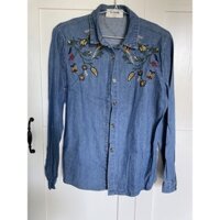 Thanh lý áo sơ mi denim size S