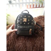 [Thanh Lý] Balo Đinh Mini Da Vân Bóng, Mềm Mịn Siêu Cute.