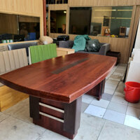 Thanh lý bàn họp củ 2M MDF giá rẻ