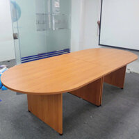 Thanh lý bàn họp gỗ dài văn phòng 1m2x2m4 giá tốt
