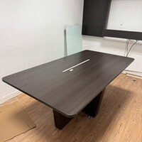 Thanh lý bàn họp gỗ mdf 2m dày dặn