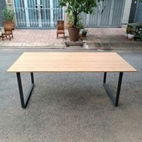 Thanh lý bàn họp văn phòng 1m x2m chân sắt chắc chắn