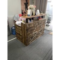 Thanh lý bàn tiếp tân gỗ thông Canada