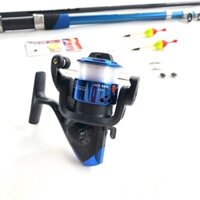 Thanh Ly Bộ cần câu máy shimano rút gọn , kèm phụ kiện , tặng bao đựng cần và cần câu tay shimano 2m7 - T1999