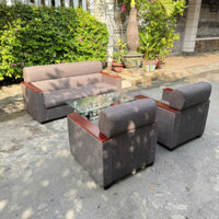 Thanh lý bộ ghế sofa văn phòng kèm bàn