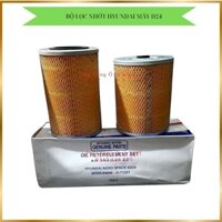 [THANH LÝ] Bộ loc nhớt động cơ Hyundai HD6D24, mã số O-7155T/26325-8400. Hàng Manfly (bộ 2 cái)