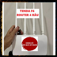 THANH LÝ ๑ Bộ phát Wifi 4 râu ( HÀNG CŨ) TENDA F6 Router đã qua sử dụng, tốc độ 300Mbps tải mạng khỏe