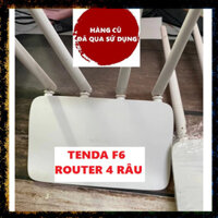THANH LÝ ๑ Bộ phát Wifi ( HÀNG CŨ) 4 râu TENDA F6 Router đã qua sử dụng, tốc độ 300Mbps tải mạng khỏe