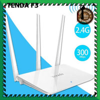 THANH LÝ  Bộ Thiết Bị Phát Wifi TENDA F3 300Mbps ( Đã sử dụng ) Cục Phát Sóng Wifi 3 Râu - kèm hướng dẫn cài đặt tiếng