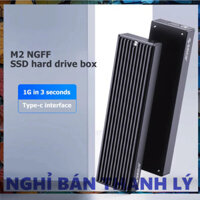 THANH LÝ ☆ Box ổ cứng SSD M2 SATA ORICO M2PF-C3 Chuẩn USB 3.1 Type-C - Biến SSD M.2 SATA thành ổ cứng di động - SHOP BÁN