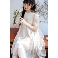 [THANH LÝ CÁ NHÂN]  Đầm bầu dự tiệc cao cấp organza size M