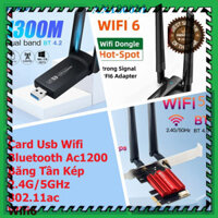 THANH LÝ  Card mạng Card wifi Bluetooth Fenvi Wifi 5 Pci-e Không Dây Ac1200 Băng Tần Kép 2.4G/5GHz 802.11ac Cho máy tín