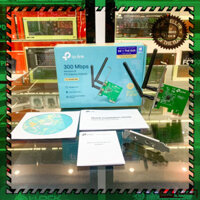 THANH LÝ ๑ Card mạng không dây PCI Express TP-Link TL-WN881ND Wireless 300Mbps Thu wifi cho PC qua cổng PCI Epress - SHO