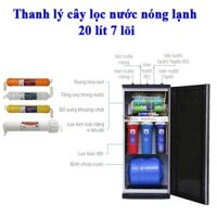 Thanh lý cây lọc nước nóng lạnh 20 lít 7 lõi