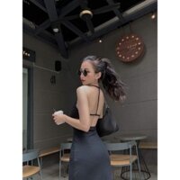 Thanh lý - Đầm body xẻ tà hở lưng sexy