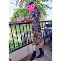 Thanh Lý Đầm Dài Cổ Sơ Mi Cao Cấp  Y hình ( Pass lại cho ai cần)