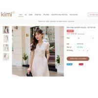 Thanh lý đầm hiệu Kimi new 100% còn tag rất đẹp hồng dâu