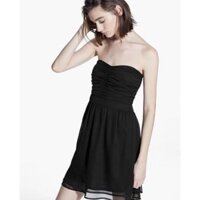 Thanh lý Đầm hở vai MANGO chính hãng size S màu đen MỚI