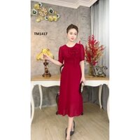THANH LÝ ĐẦM LINH TRÀ LẺ SIZE 4XL(45-75kg) thiết kế sang trọng, Đầm tặng mẹ, tặng bà Đầm đi tiệc [LINHTRA]