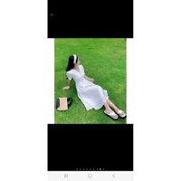Thanh lý đầm midi màu trắng của GAGO