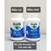 thanh lý date 9/25 - Chuẩn mỹ Viên Bổ Mắt Ocuvite Adult 50+ Eye vitamin & Mineral chai 150 viên (mẫu mới)