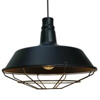 Thanh lý Đèn thả trang trí hình nón có khung lưới TCF04 - 355 DECOR (tặng kèm bóng)