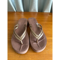 Thanh lý - Dép Havaianas màu nâu size 36, cao 3 cm