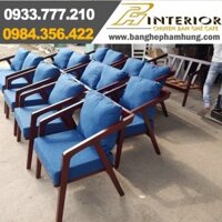 Thanh lý ghế cafe sofa gỗ