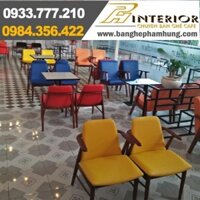 Thanh lý ghế cafe sofa gỗ