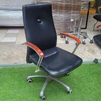 Thanh lý ghế xoay văn phòng bọc da lưng cao