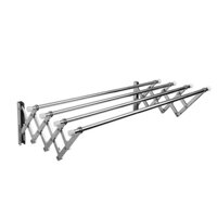 THANH LÝ Giàn phơi đồ thông minh xếp tường inox 19mm cao cấp dài 1m - Lắp ráp dễ dàng