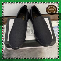 THANH LÝ ๑ Giầy lười vải full đen cho nam giầy nam thời trang đi làm đi chơi phong cách cá tính lịch sự năng động trẻ tr